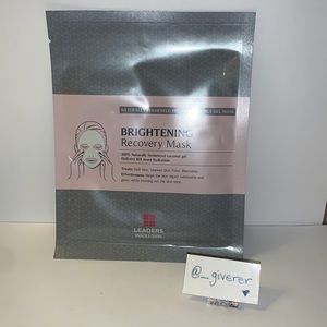 Leaders Brightening Recovery Mask Coconut Gel Mask